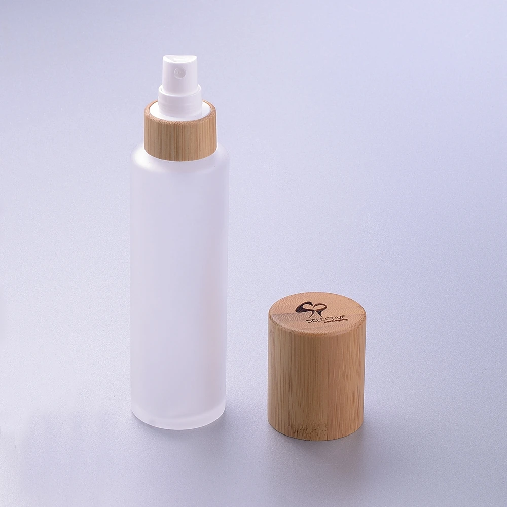 50ml 120ml China Alibaba cosmetic packaging Supplier frosted spray pump round glass bottle