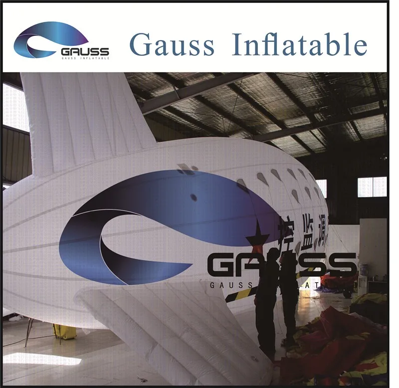 custom blimp airship tethered aerostat zeppelin for surveillance