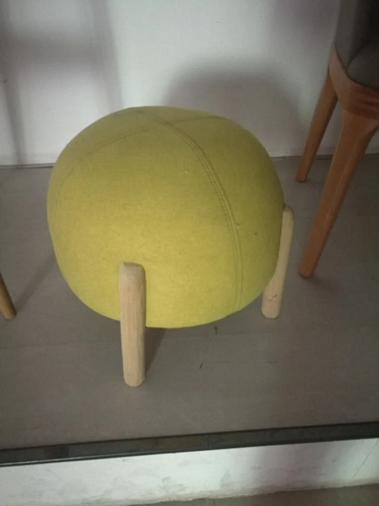 New Round Kids Seat Chair Foot Stool Ottoman pouf