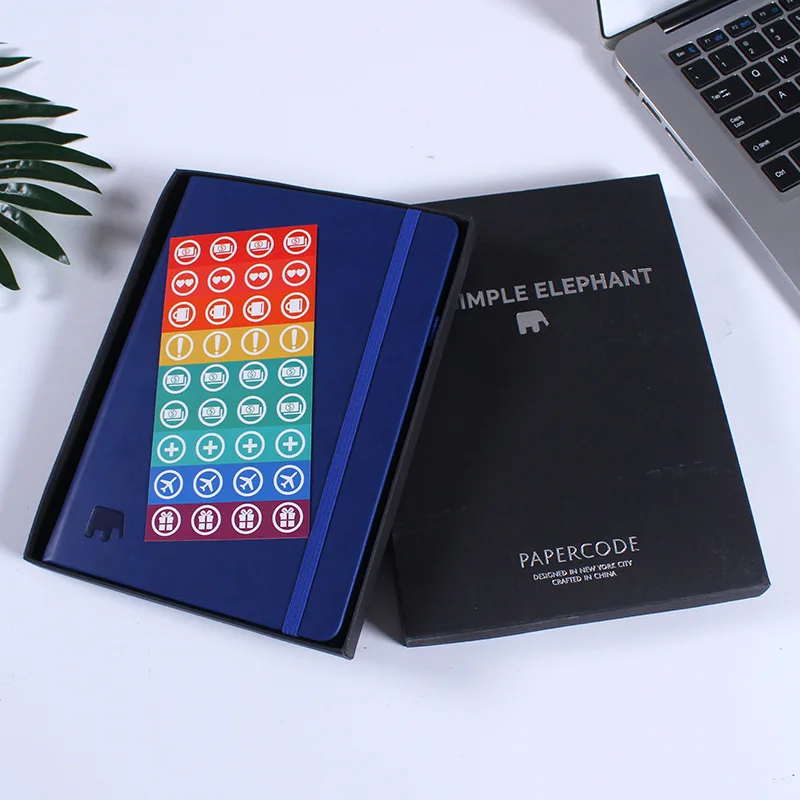
B5 Hard Cover Italian Embossed Moleskin Pocket A5 Lock High Quality Leather Notebook 