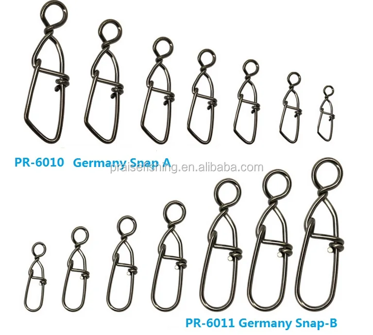 Carp Fishing Terminal Tackle Fishing clip swivel Fishing Snap Stainless Steel Fishing Germany Snap-B