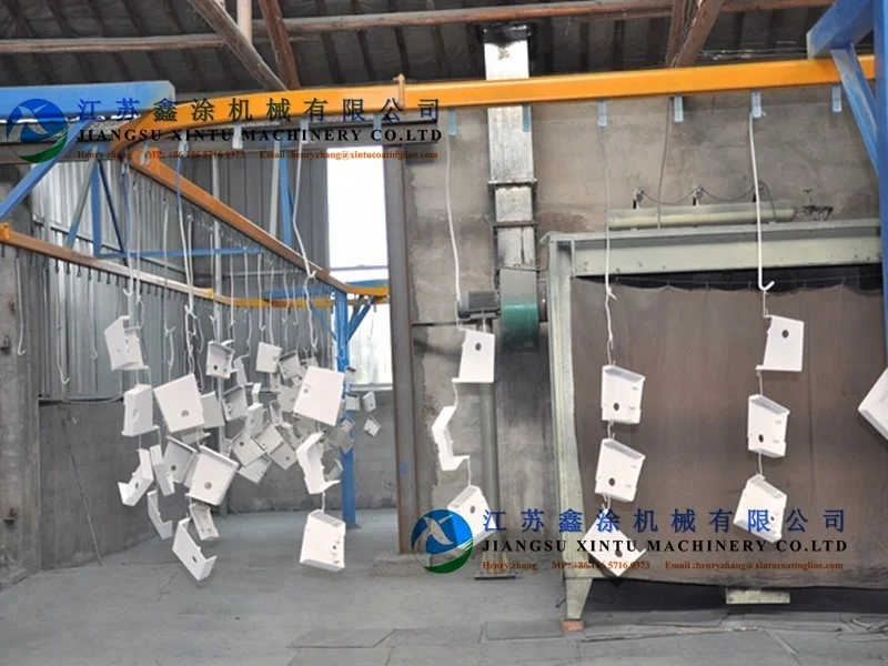 Full Automatic Powder Coating Production Line With Full Spray Pre-treament System