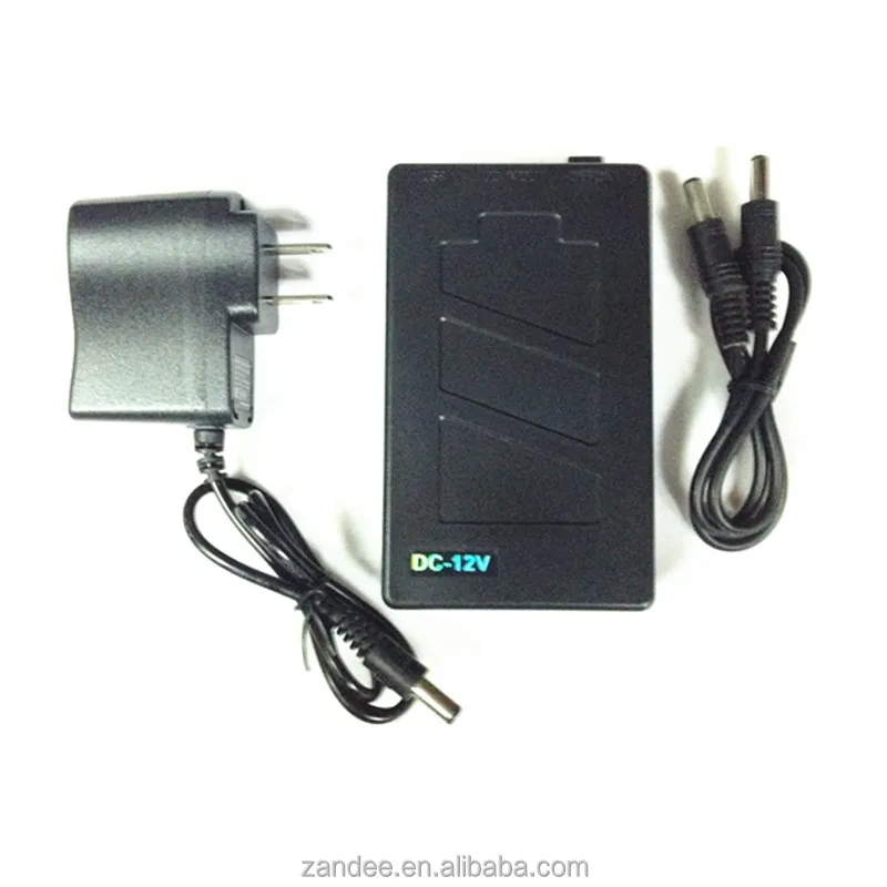 High quality rechargeable 12V 2800mah li-ion lithium polymer Battery power bank for LED Strips CCTV Camera