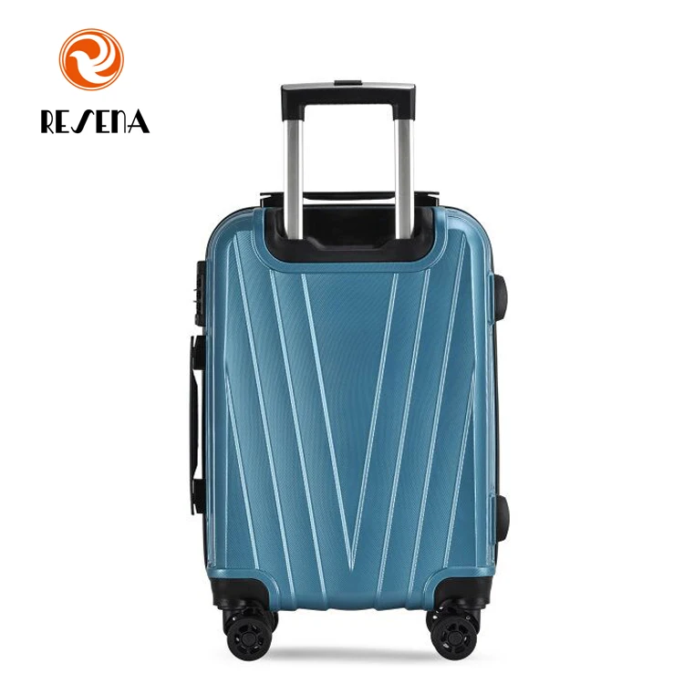RESENA Factory Unique Design 3PCS Aluminous Trolley Suitcase Travel PC Luggage Set