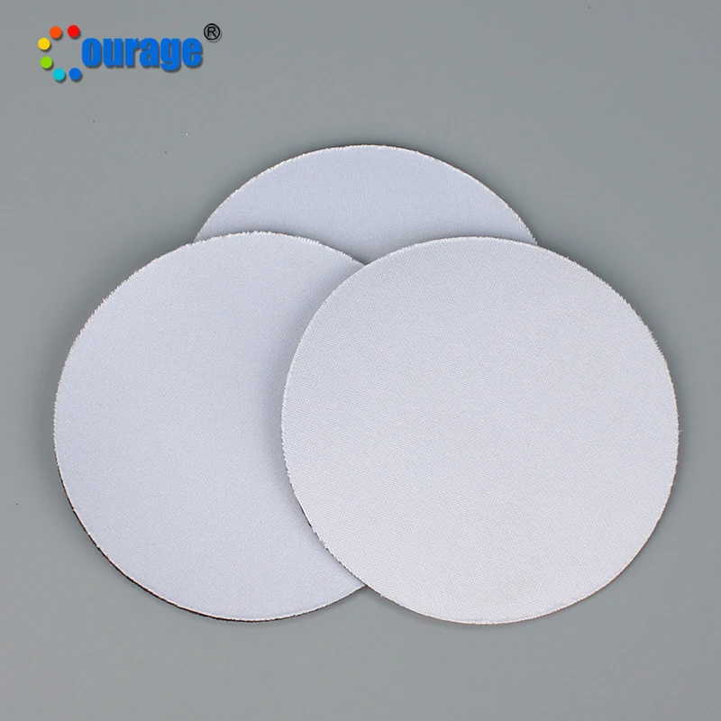 Wholesale price rubber coasters round coaster for sublimation printing
