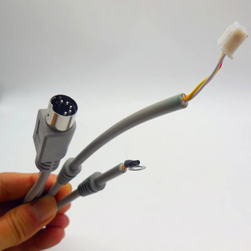 Medical cable 5 snap electrode lead wire for ECG equipment,ECG conductive electrode medical cable