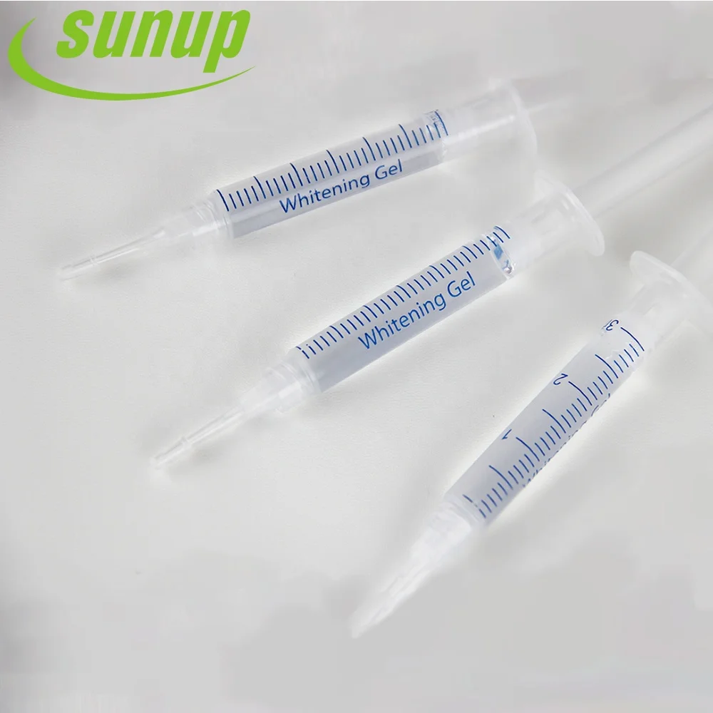 
35%Carbamide Peroxide Dental whitening gel kit Teeth Whitening Dual Syringe Gel 