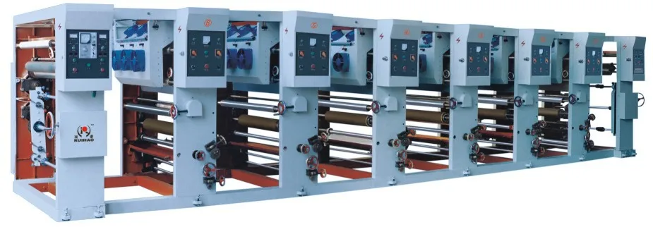 6 Color Paper Bag Rotogravure Printing Machine