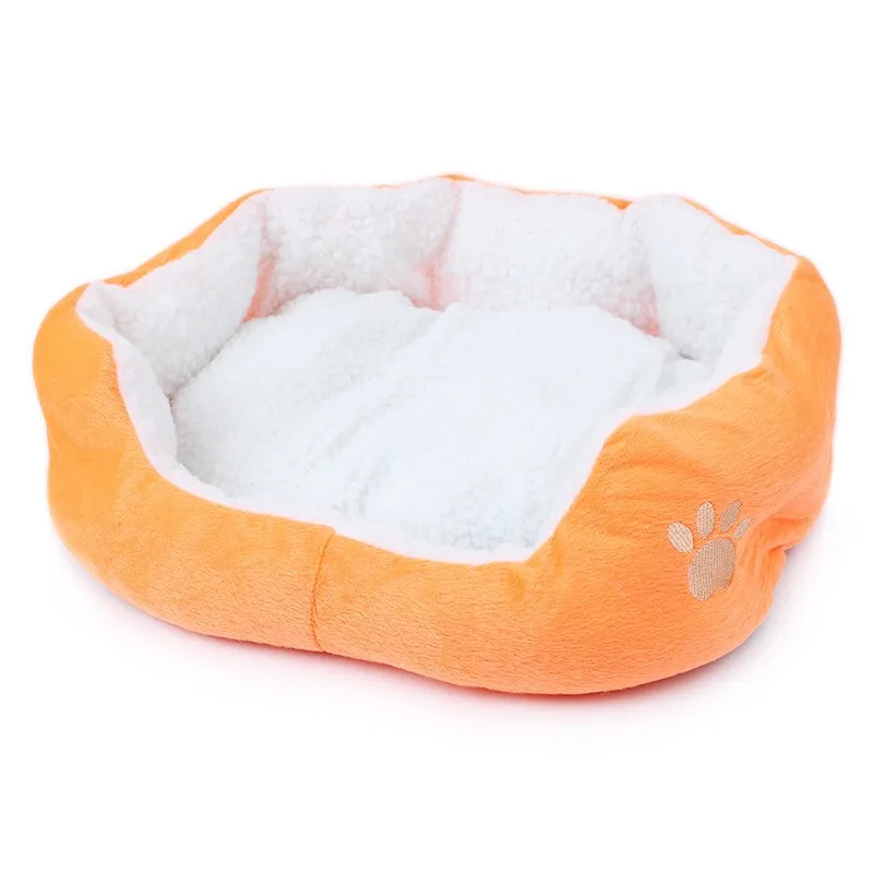 JXANRY Wholesale Multicolor Pet Bed Washable Cat Sofa Dog Bed Foldable Bed for Large Dog with Paw Pattern Pet Supplier