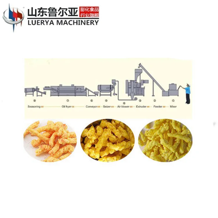 Cheetos snack production line kurkure extrusion equipment