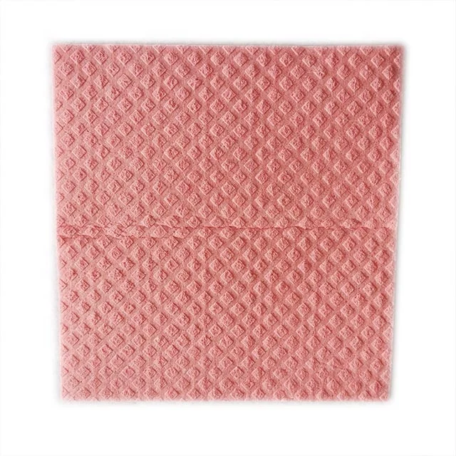 Pure color cellulose sponge wipes kitchen sponge