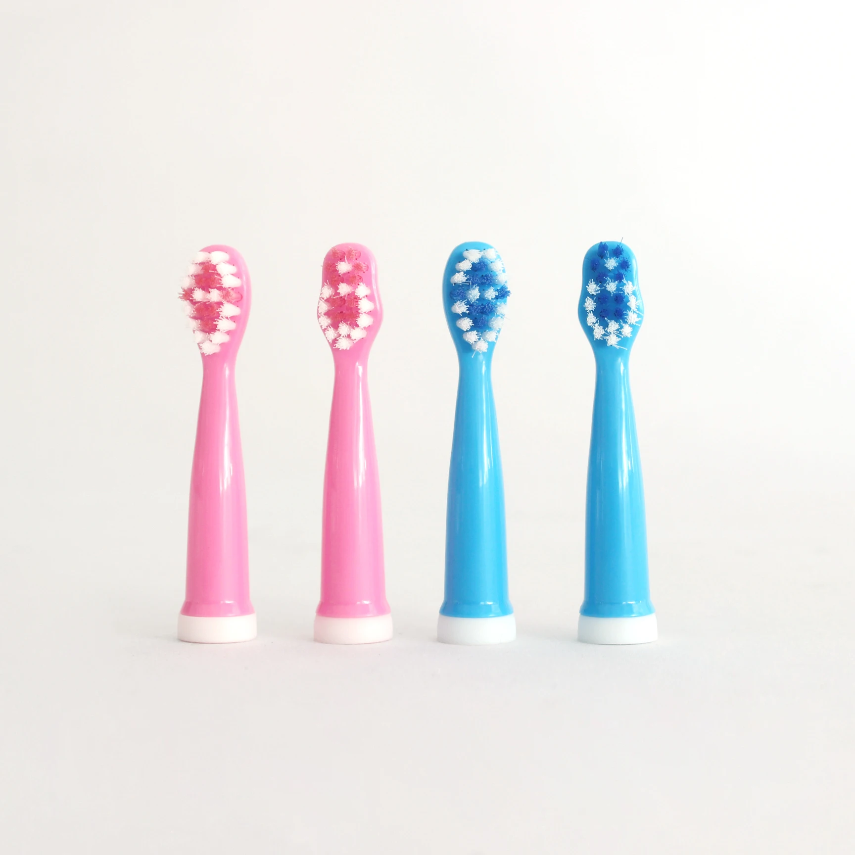 ABS Food Grade Material Soft Bristle Wholesale Musical Cartoon Sonic Kids Electrical Replacement Toothbrush Heads For Children
