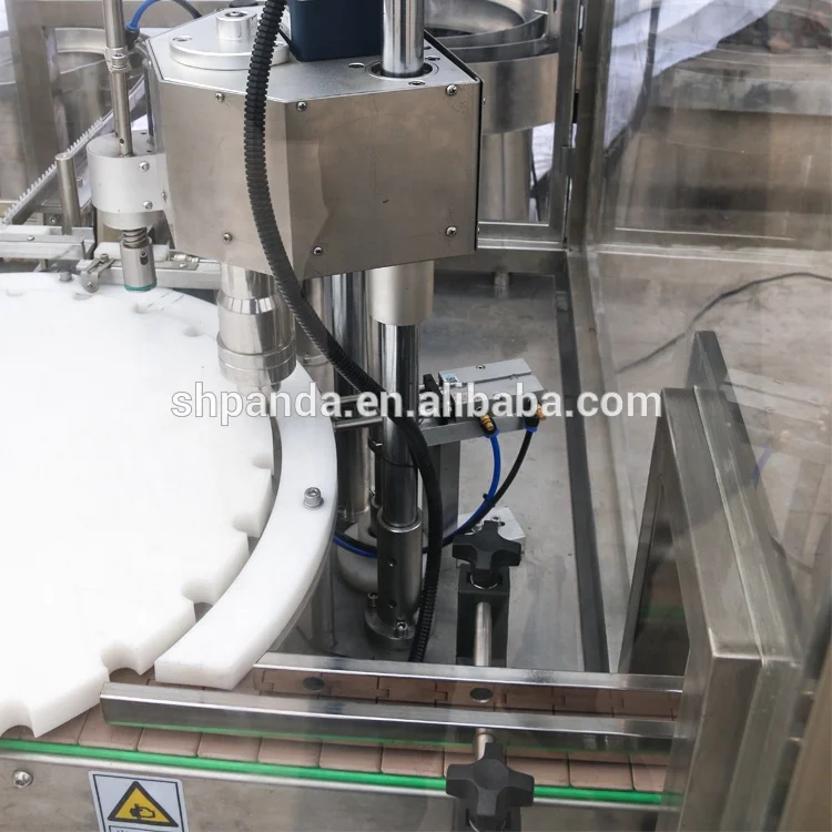 Automatic Medicine Vial Blood Reagent Test Tube Pharmaceutical Liquid Filling and Capping Labeling Machine