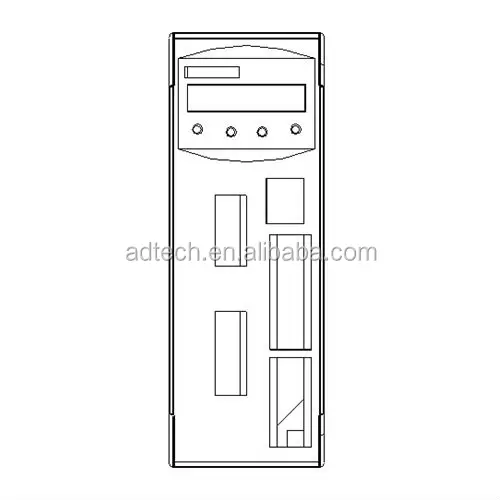 ADTECH QS7AA030M 1.5kw AC Servo Motor Driver pulse and direction type