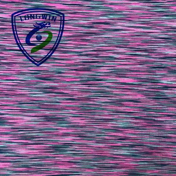 
EASY-CLEAN Knit sportswear yoga clothing space dyed polyester spandex 3M wicking dry fit jersey fabric 