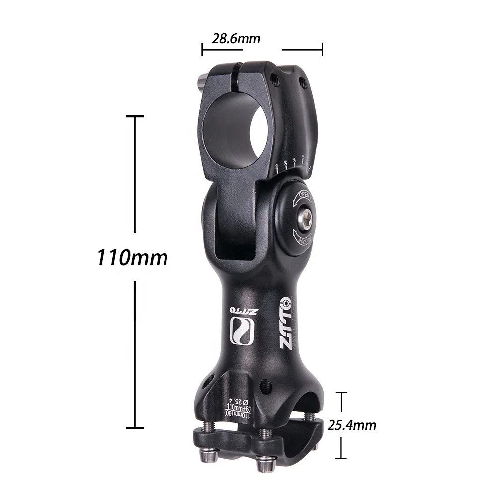 ZTTO High-Strength Adjustable 60 Riser Bicycle Handle Bar Stem