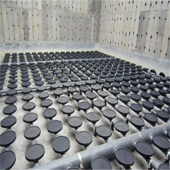 Fine bubble air diffuser disc membrane aerator for waste water