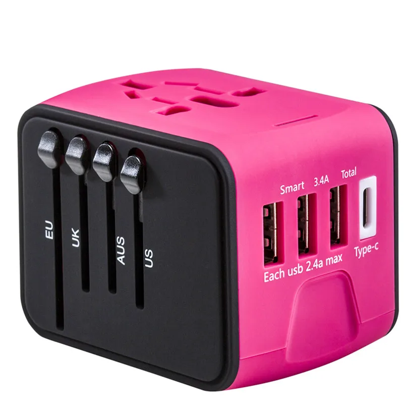 2021 hottest trending product and amazon hot selling product international travel adapter universal socket for promotional items