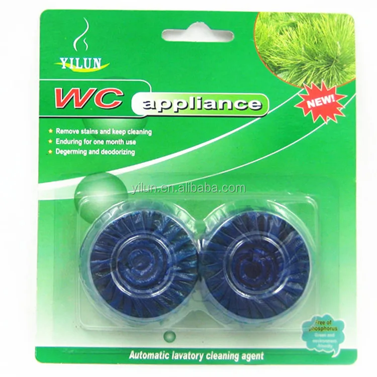 Classic style Toilet air freshener 50g toilet cleaning ball sterilization deodorant blue bubble