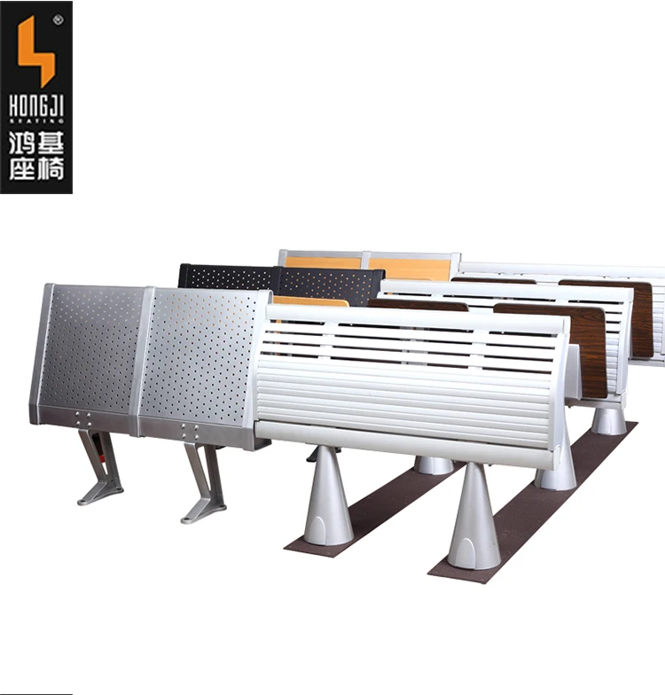 Folding Aluminium Appearance Lecture Hall Desk and Chair
