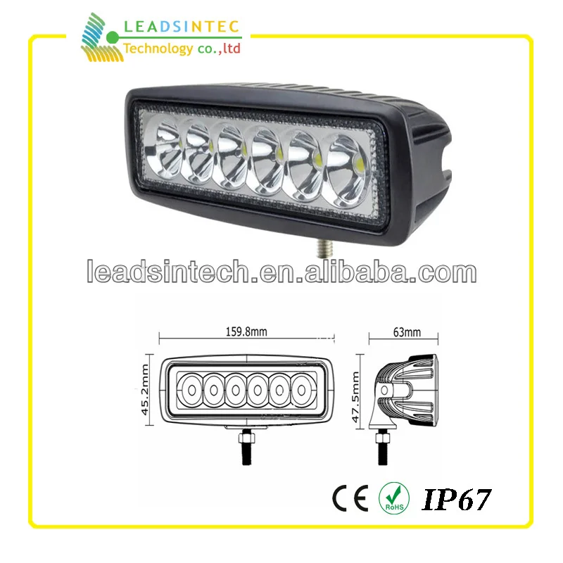 горячая продажа 10-30v квадроциклов 18w светодиодный свет работы с epsitar светодиодов