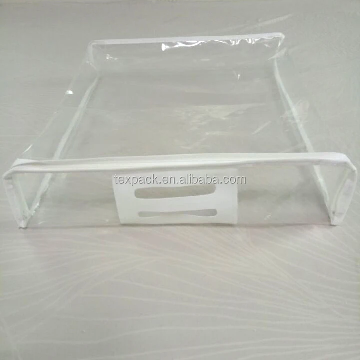 
 Бесплатные образцы 0,10 мм виниловая прозрачная пластиковая наволочка сумка с ручкой для переноски  