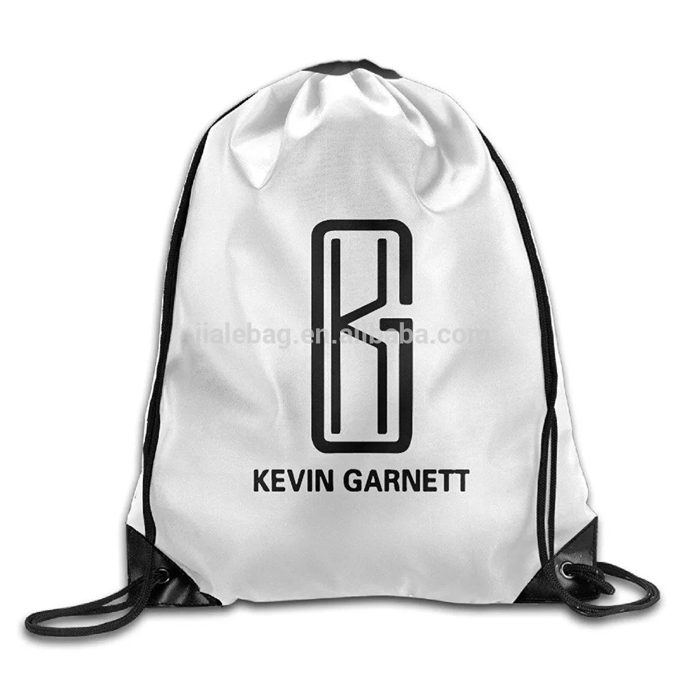 Custom Recycled Printed Cotton Canvas Duffel Drawstring Bag