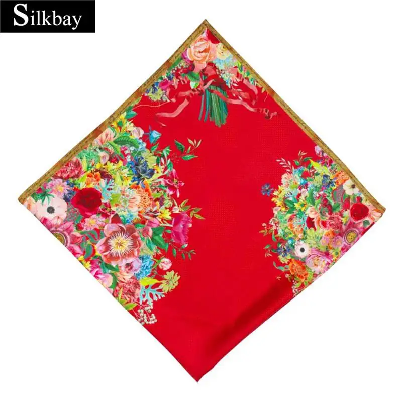 quality guaranteed custom silk scarf for wholesales
