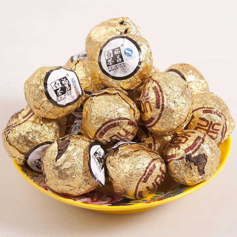Бесплатный образец высококачественного белого чая Fujian dragon pearl Shou Mei, белый чай