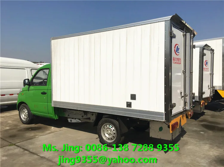 
New model Foton gasoline 1.5 ton mini refrigerator van car hot sale in Cambodia 