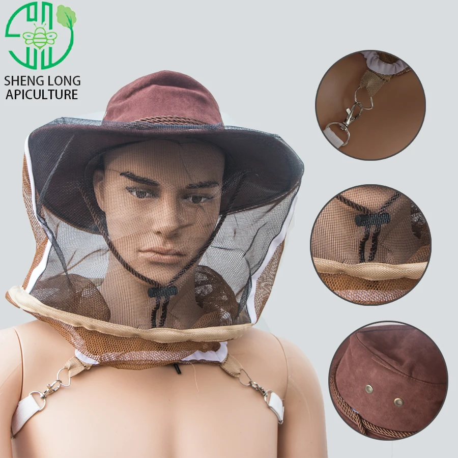 
Mosquito Net Veil Outdoor Fishing Costume Beekeeping Bee Keeper Hat 