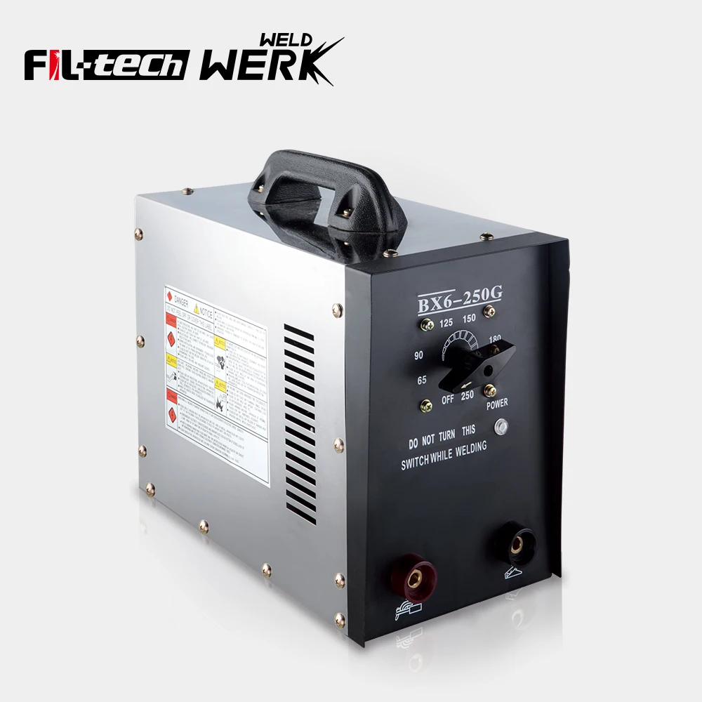 лучшие цены профессиональный MMA трансформатор тип тяжелых ARC сварочный аппарат bx6-200 bx6-250 ac дуговой