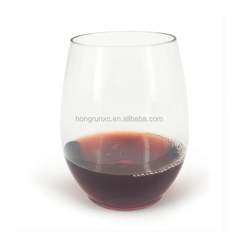 12oz drinking cups recycled Plastic PET wine glasses