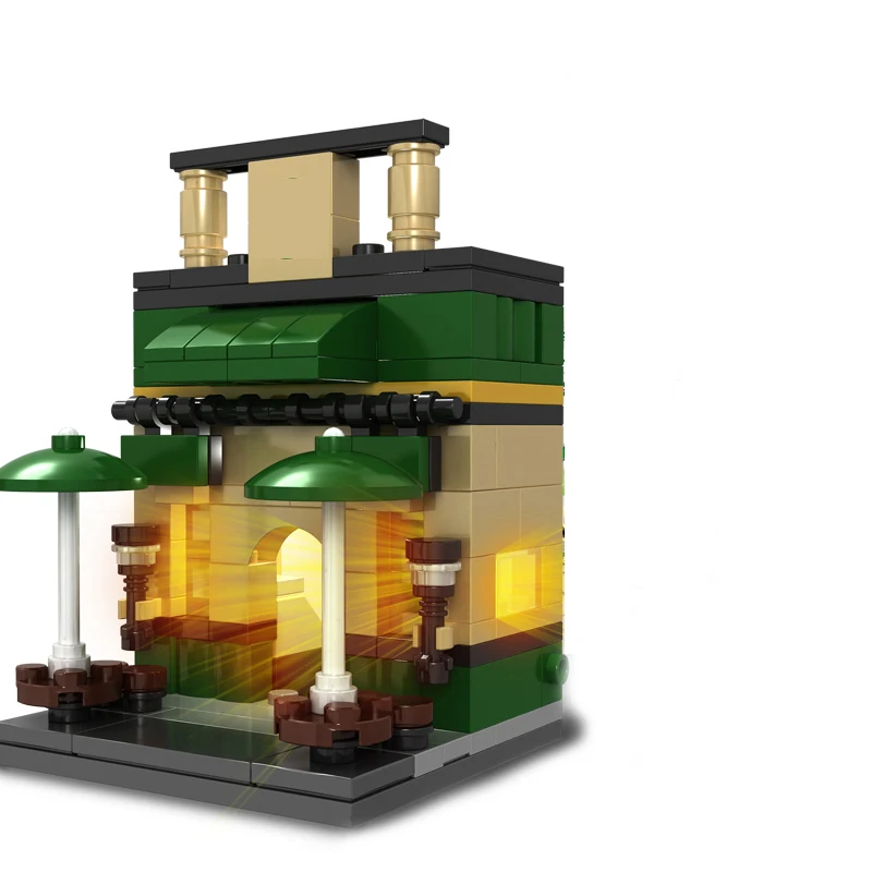 DIY plastic enlighten Building blocks toy city set creative brick and block