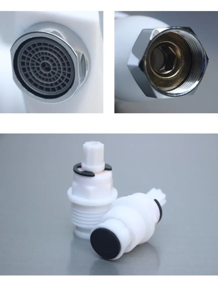 
7 way PPR material bathroom basin mixer faucet 