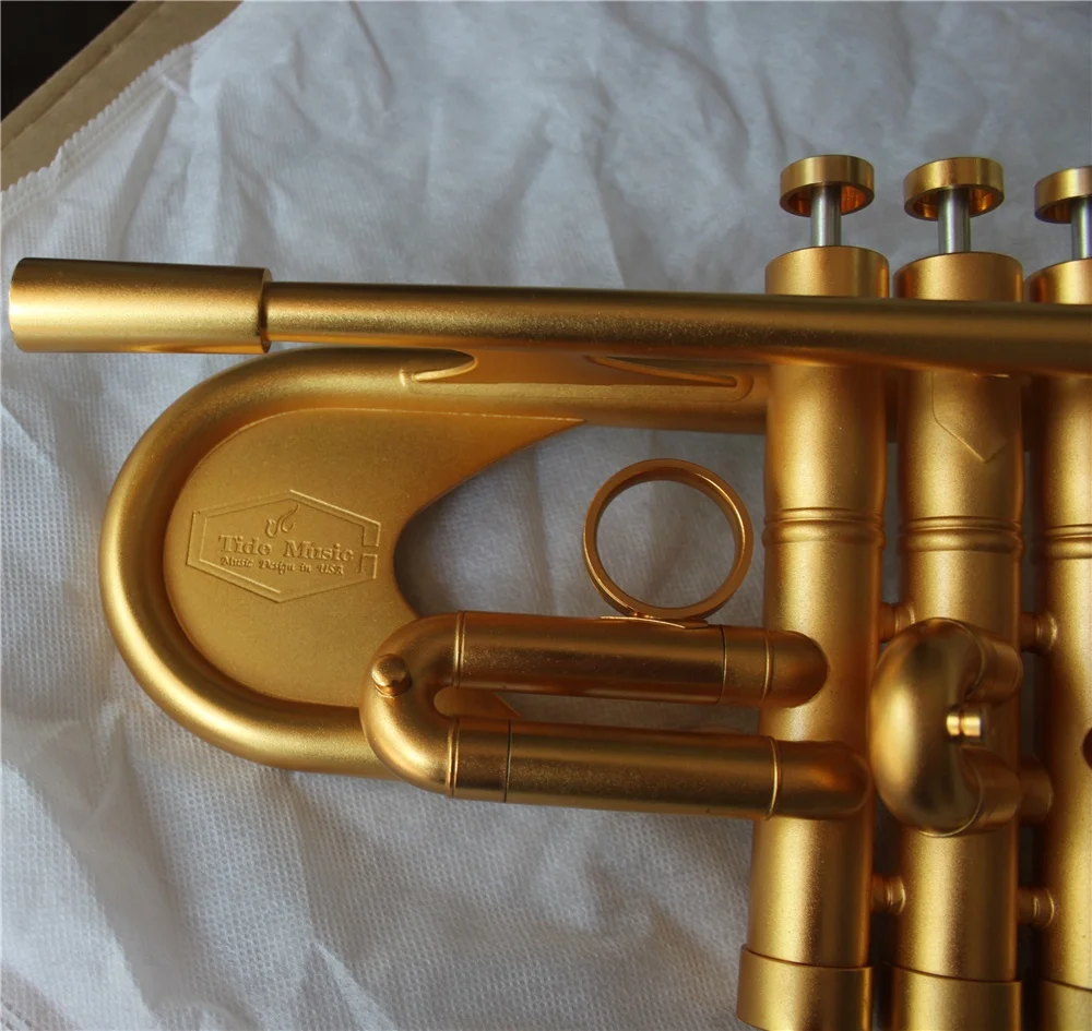 
Professional Grade dotted gold Super Heavy trim trumpet 