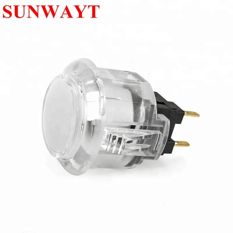 Arcade Video Game Machine Transparent Japanese original Sanwa OBSC-30/24 clear Push Button for sale