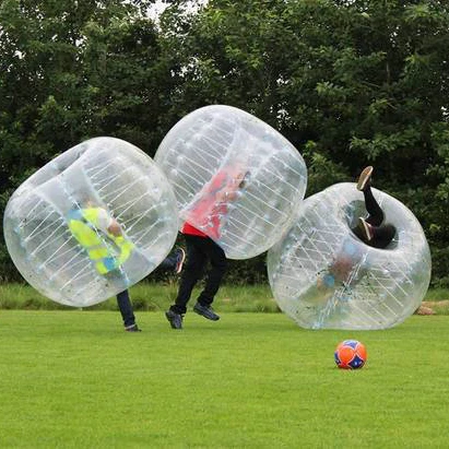 На открытом воздухе логотип индивидуальный бампер пузырь мяч для футбола парка
