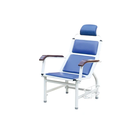 Hospital furniture patient infusion chair dialysis chair with I.V. pole