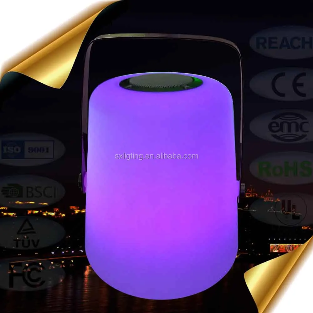 
Bluetooth Handle LED Lantern / Bluetooth RGB Color Changing Handle LED Lamp 