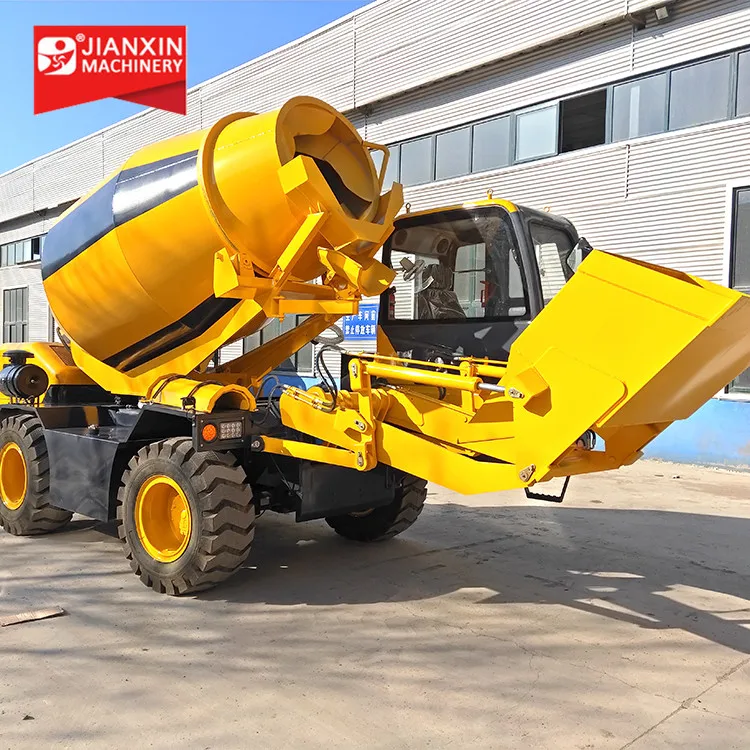 1.5M3  2M3 2.6M3 3M3 3.5m3 4m3 Self-loading concrete mixer with reasonable price