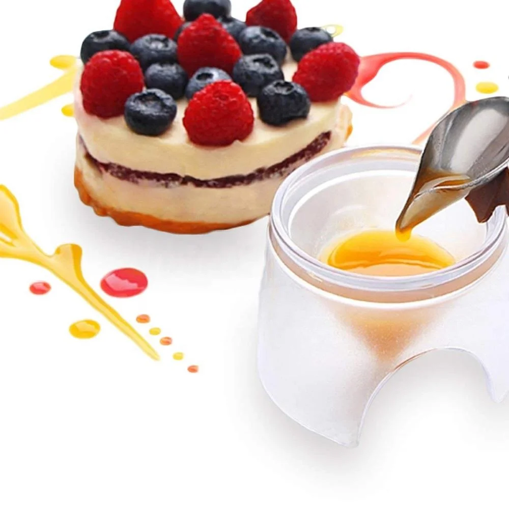 Promotion cutlery serving stainless steel professional culinary saucier 2 pieces drawing spoons for decorating spoon