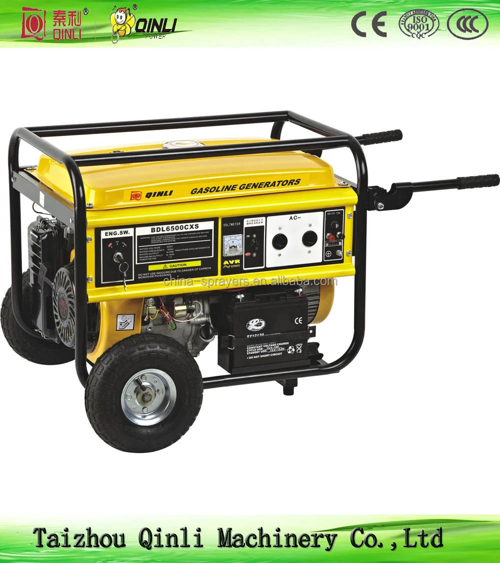 
Gasoline Generator 2500 5.5hp 13hp 220V 110V 