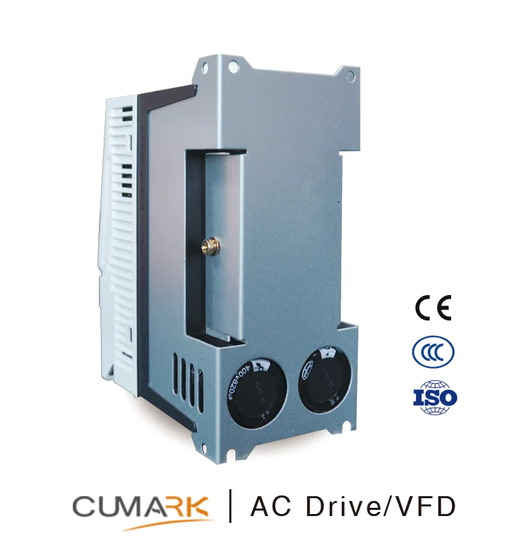 CUMARK ES350 compact SVC open loop heavy duty single phases 220 V frequency converter with optional LCD removable keypad