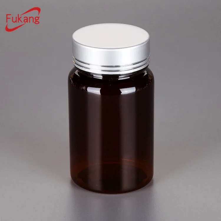 100ml empty pharmaceutical bottles, black plastic herbs container, bpa free airless supplement packaging supplier
