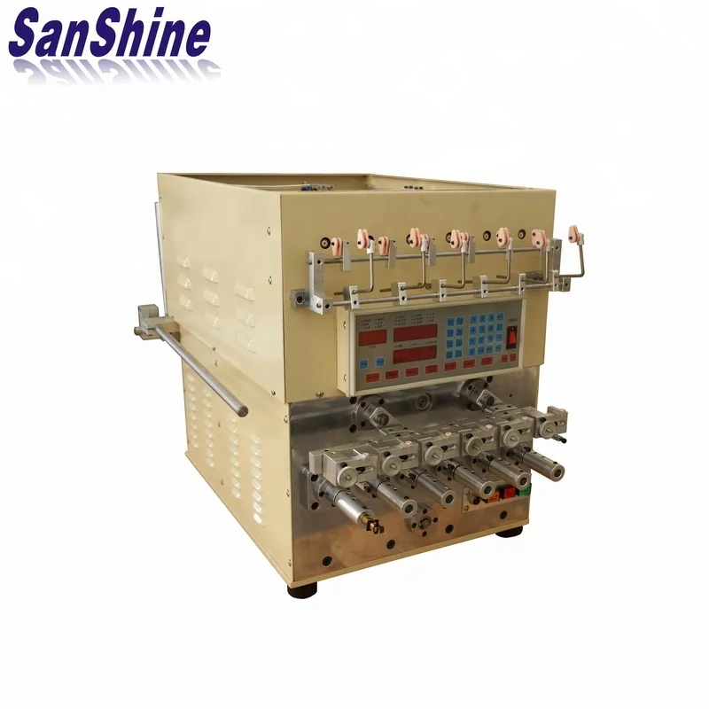 Six spindles automatic fine wire 60Hz lamination transformator skein winding machine
