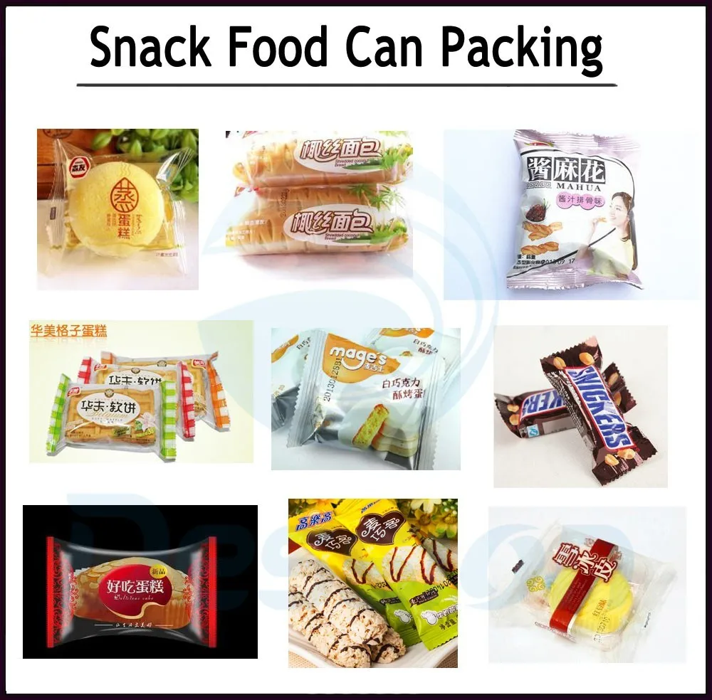 Layer cake / Pretzel / cupcake Automatic Horizontal Packaging Machine