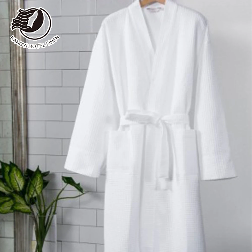 5 Star Hotel Bathrobe White Coral Fleece Bthrobe Luxury Warm Fleece Bathrobe