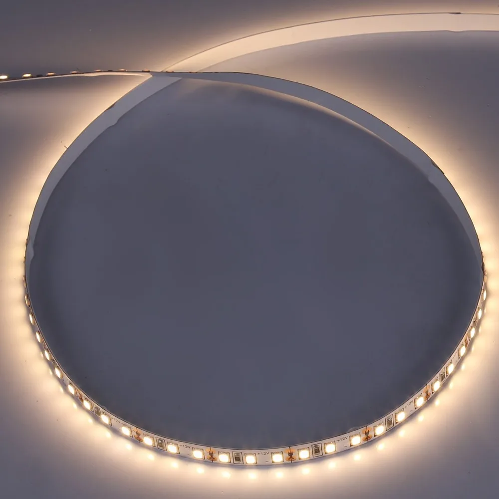 Hot Sale 100% Full Test CE FCC RoHS 12V 120led/m 16W Cool White lightbar 2835 IP20 bare board flex LEDstrip