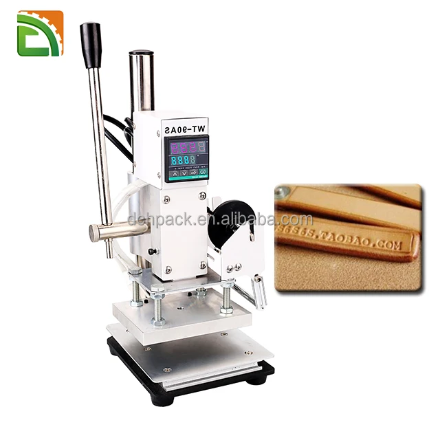 Customized Hot Stamp Printer for Leather Wood Paper Cake Crafts Bags Purses Sticker Stationery Shoes